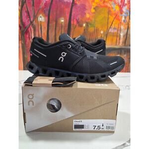 On Running Cloud 5 All Black Size 7.5 Women's 59.98905